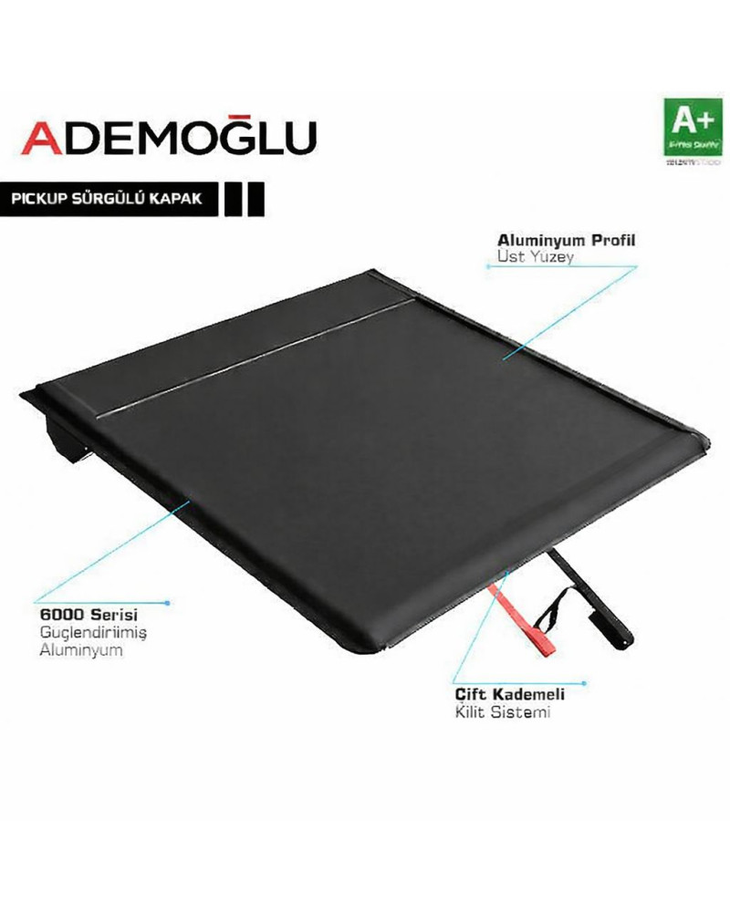 Ford Ranger Kasa Üstü Sürgülü Kapak 2012-2022